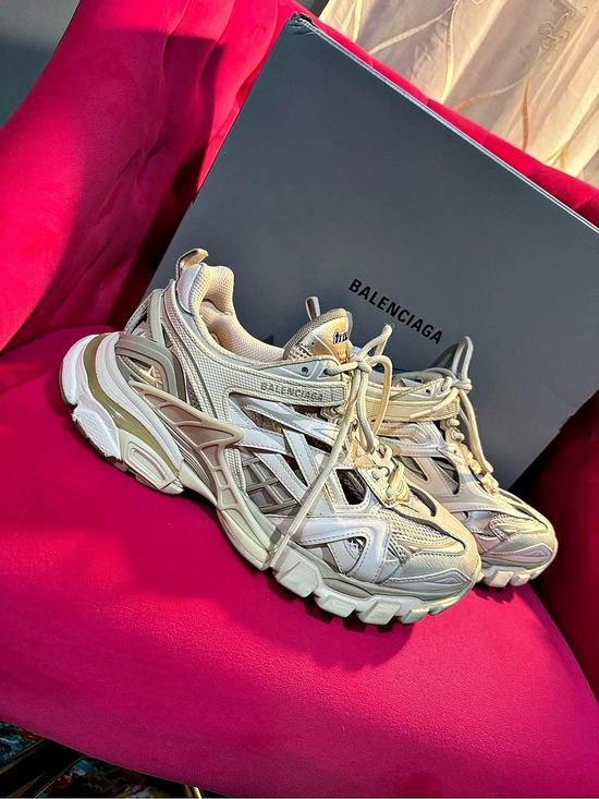 Balenciaga Shoes - Balenciaga Track 2 Sneakers in Nude EU 38